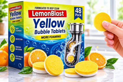 🔥Foaming Drain Cleaning Tablets for Sink, Pipes & Disposal🔥