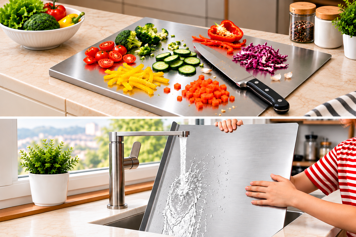 How to use stainless steel chopping board