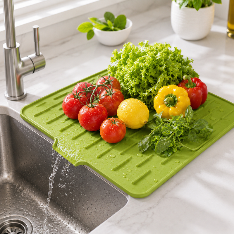 Silicone Dish Drying Mat for Kitchen
